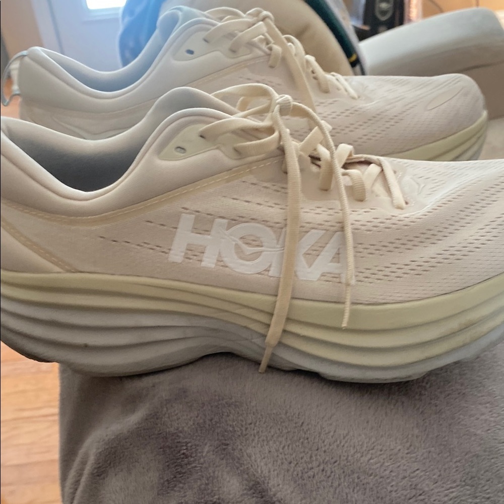 Hoka Off-White Athletic Sneakers
